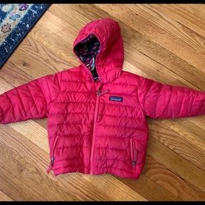 Toddler Patagonia down hoody jacket 12–18 month